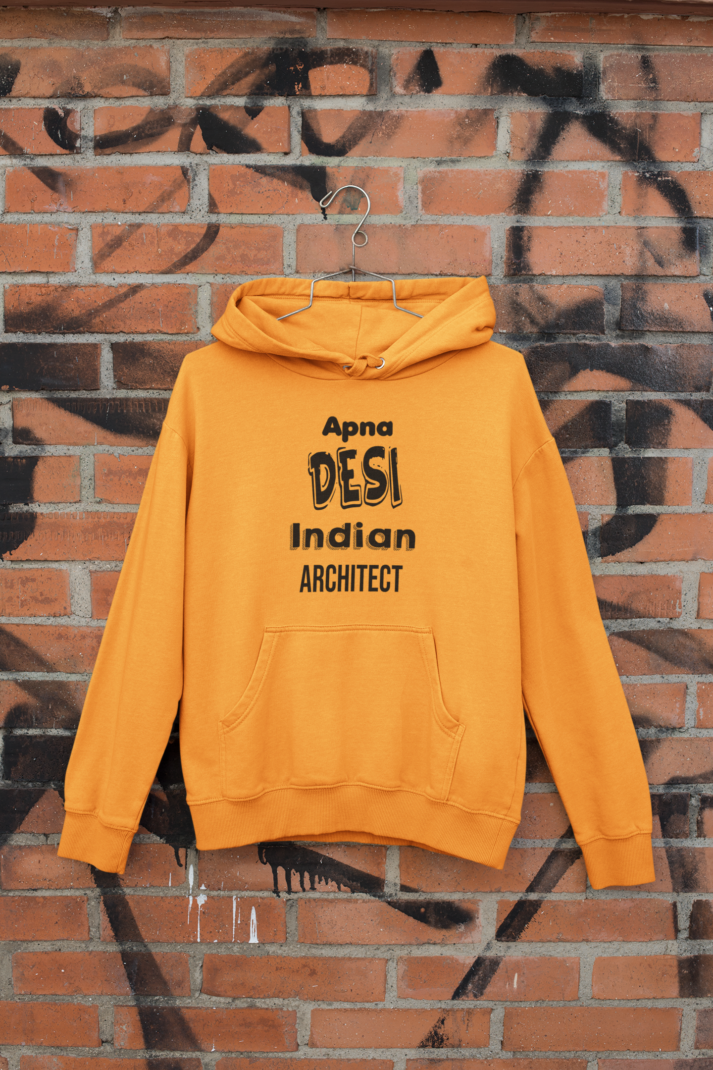 Apna Desi Indian Architect Profession Hoodies for Women-FunkyTeesClub
