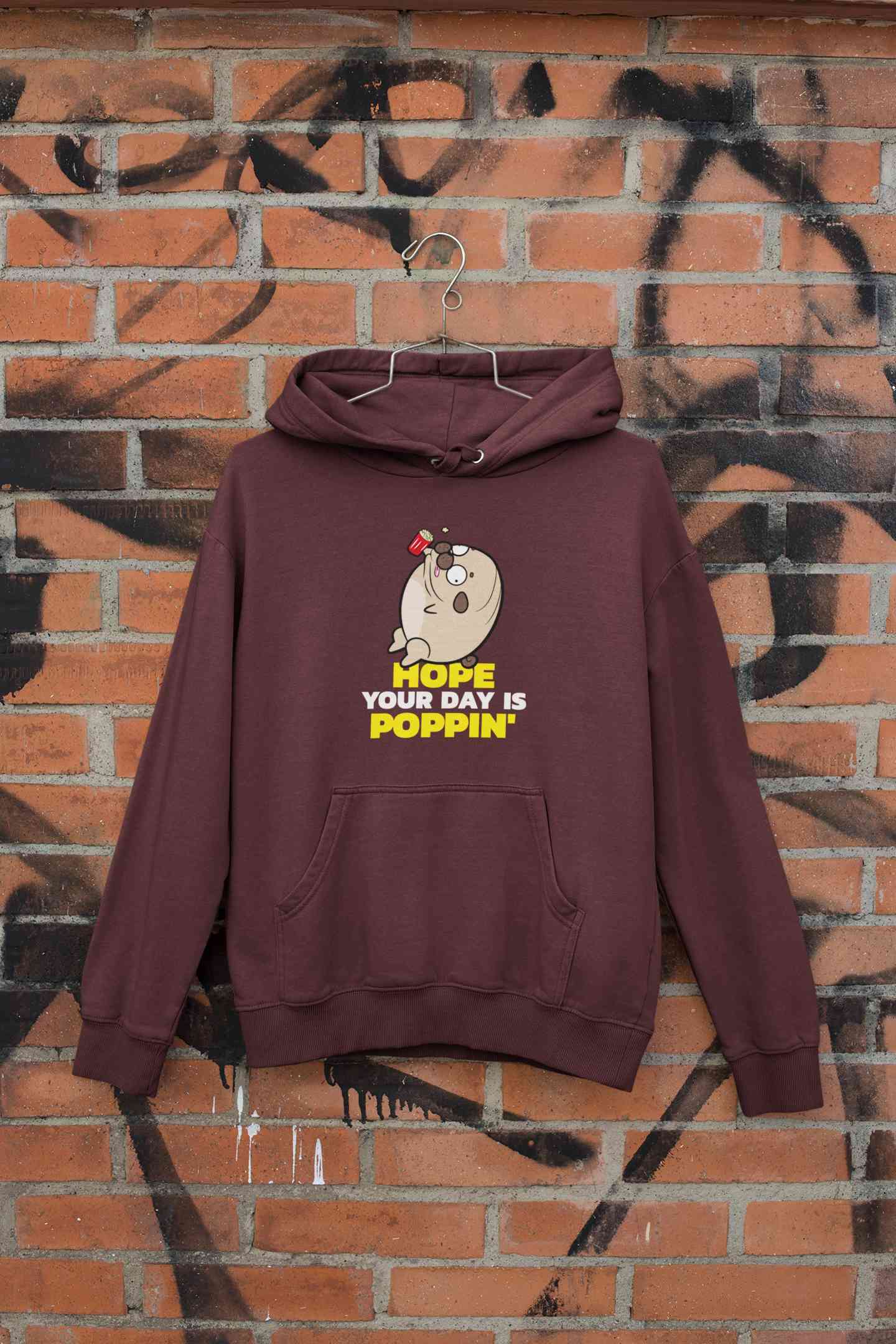 Hope Your Day Is Poppin Funny Men Hoodies-FunkyTeesClub