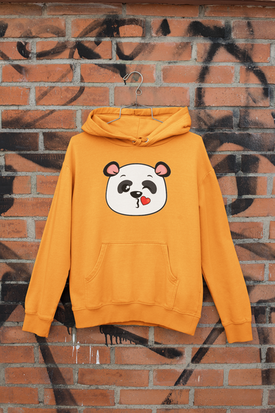 Panda Love Couple Hoodie-FunkyTeesClub