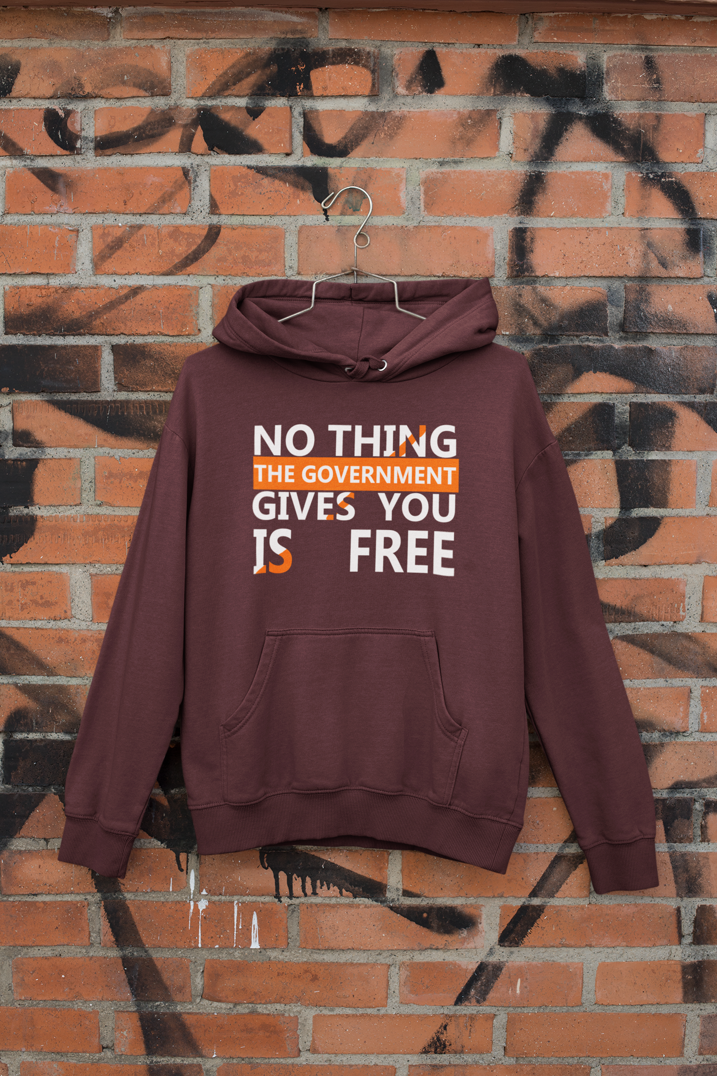 Nothing The Government Gives You Is Free Anti-Government Men Hoodies-FunkyTeesClub