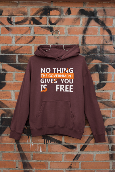 Nothing The Government Gives You Is Free Anti-Government Men Hoodies-FunkyTeesClub