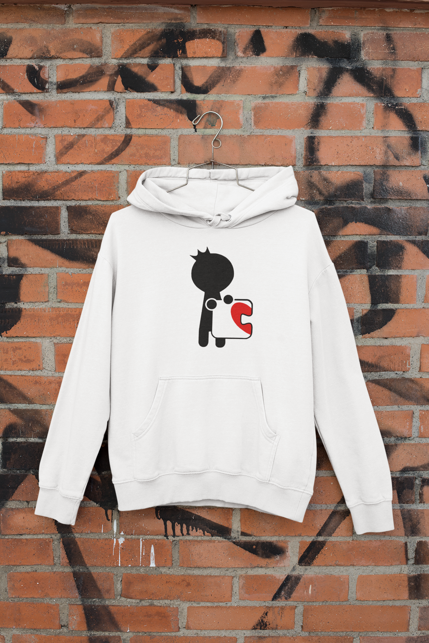 Puzzle Couple Hoodie-FunkyTeesClub