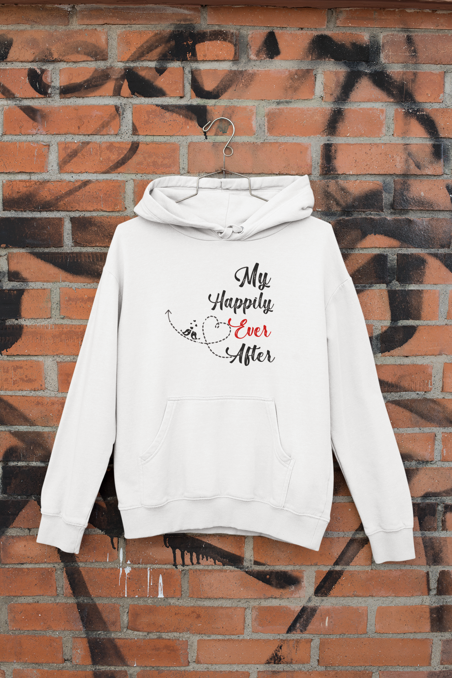 My Happily Ever After Couple Hoodie-FunkyTeesClub