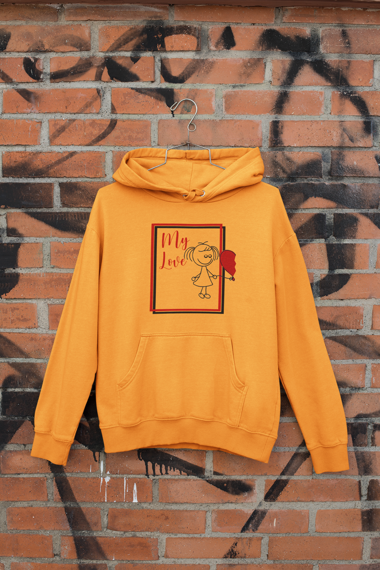 My Love Couple Hoodie-FunkyTeesClub