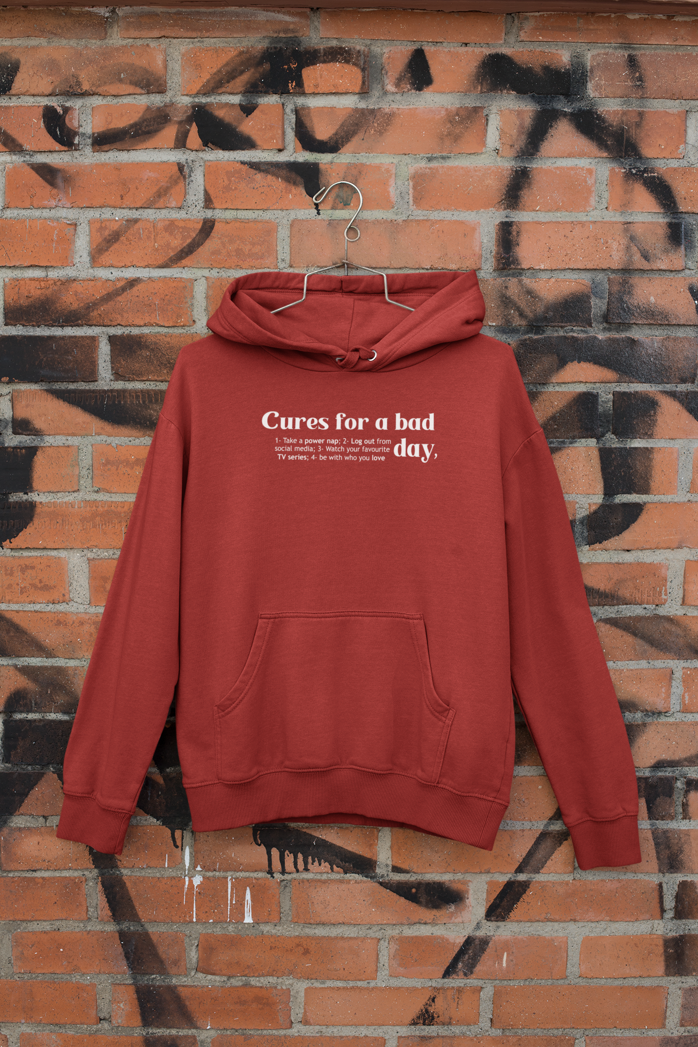 Cures For A Bad Quotes Men Hoodies-FunkyTeesClub