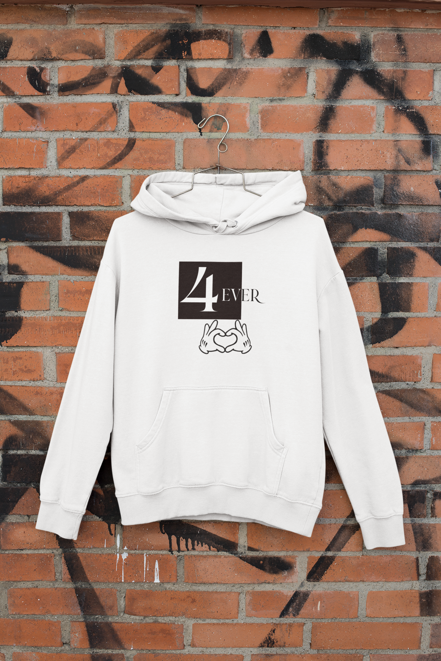 Together Forever Couple Hoodie-FunkyTeesClub