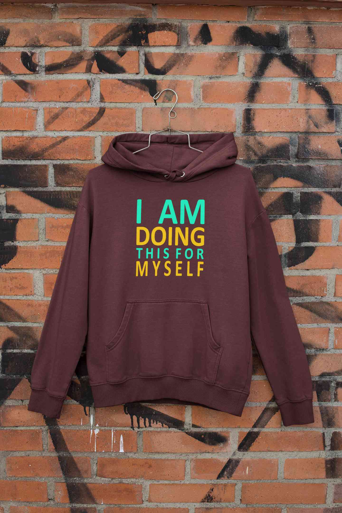 I Am Doing This For Myself Hoodies for Women-FunkyTeesClub