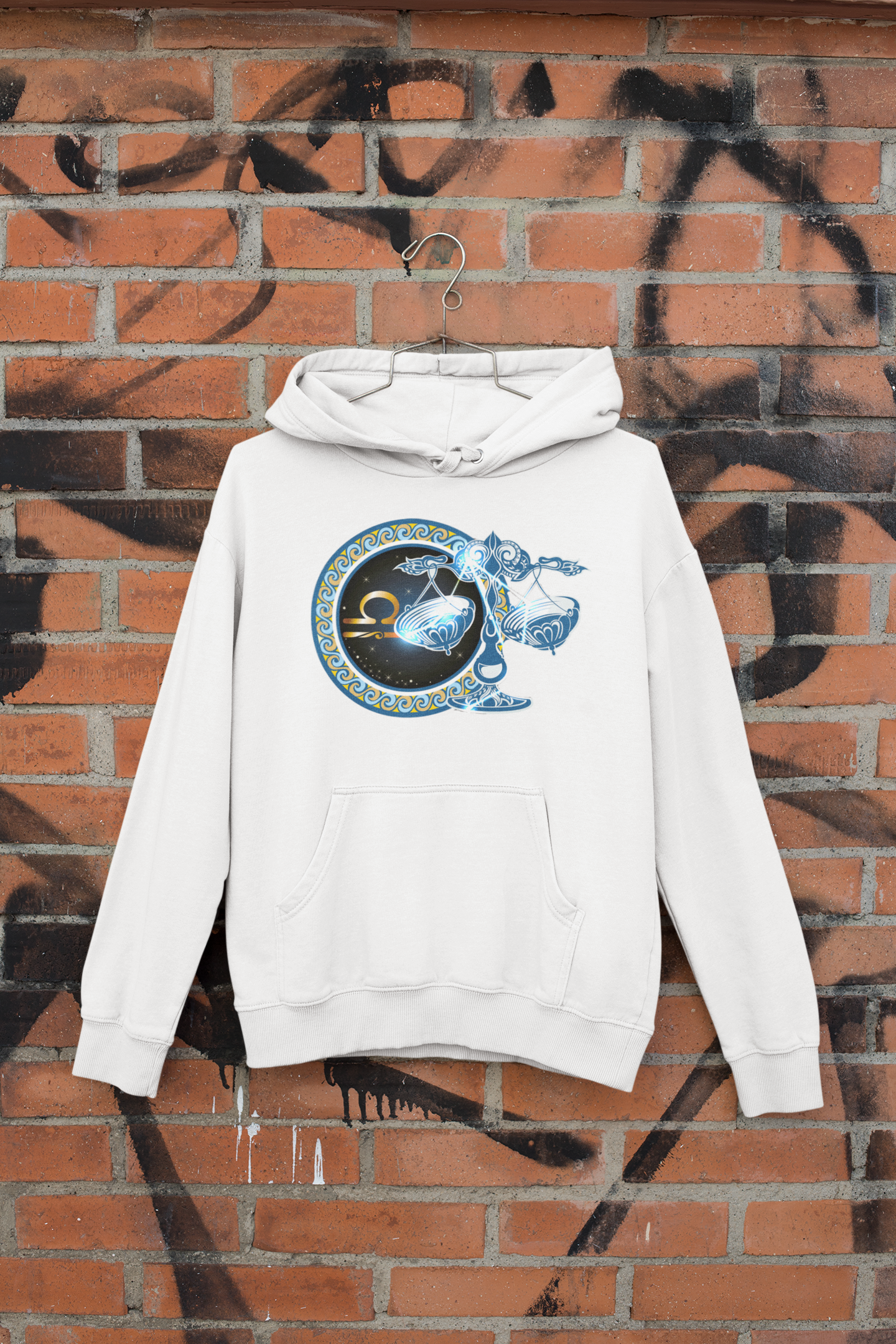 Libra Zodiac Sign Men Hoodies-FunkyTeesClub