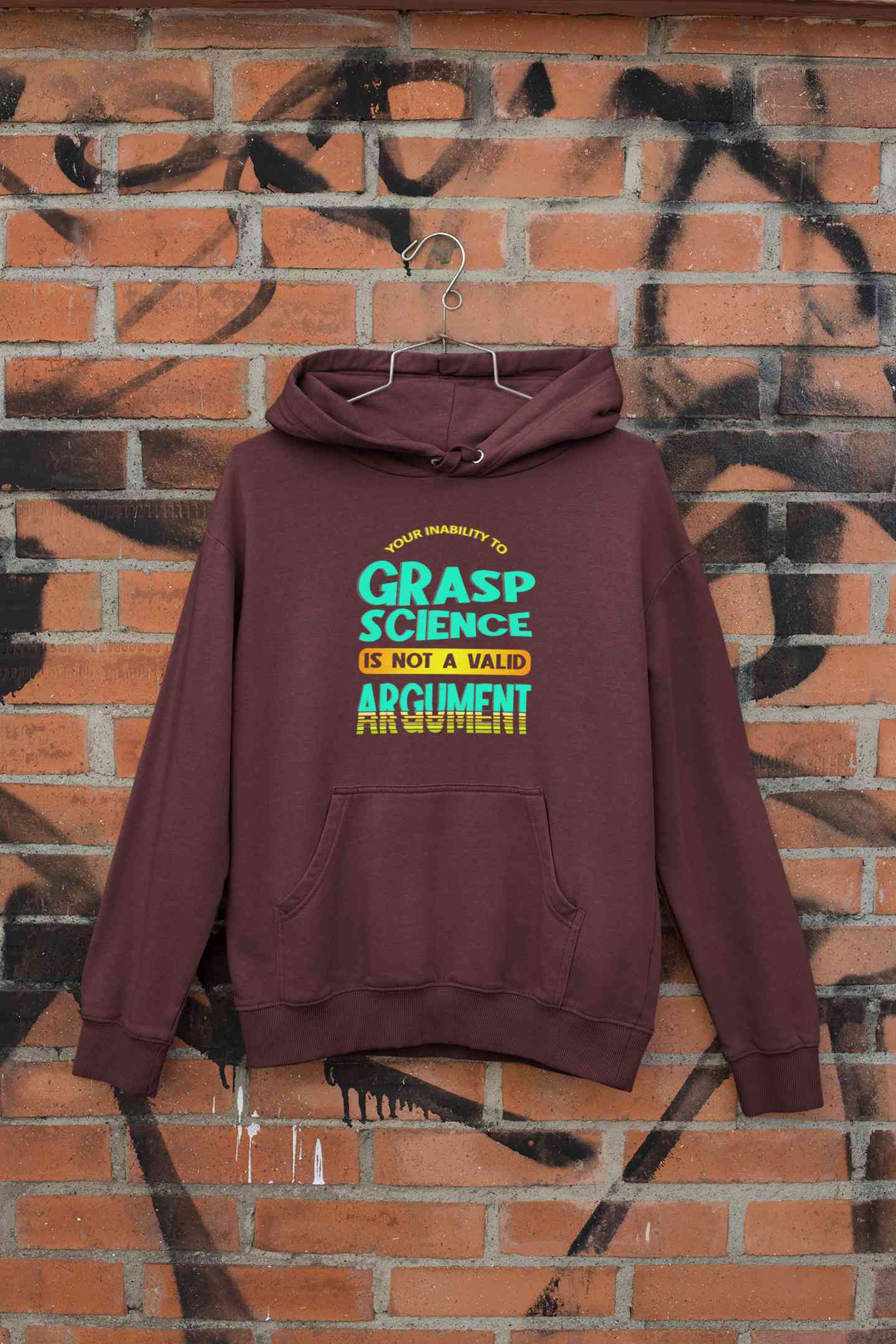 Not A Valid Argument Hoodies for Women-FunkyTeesClub