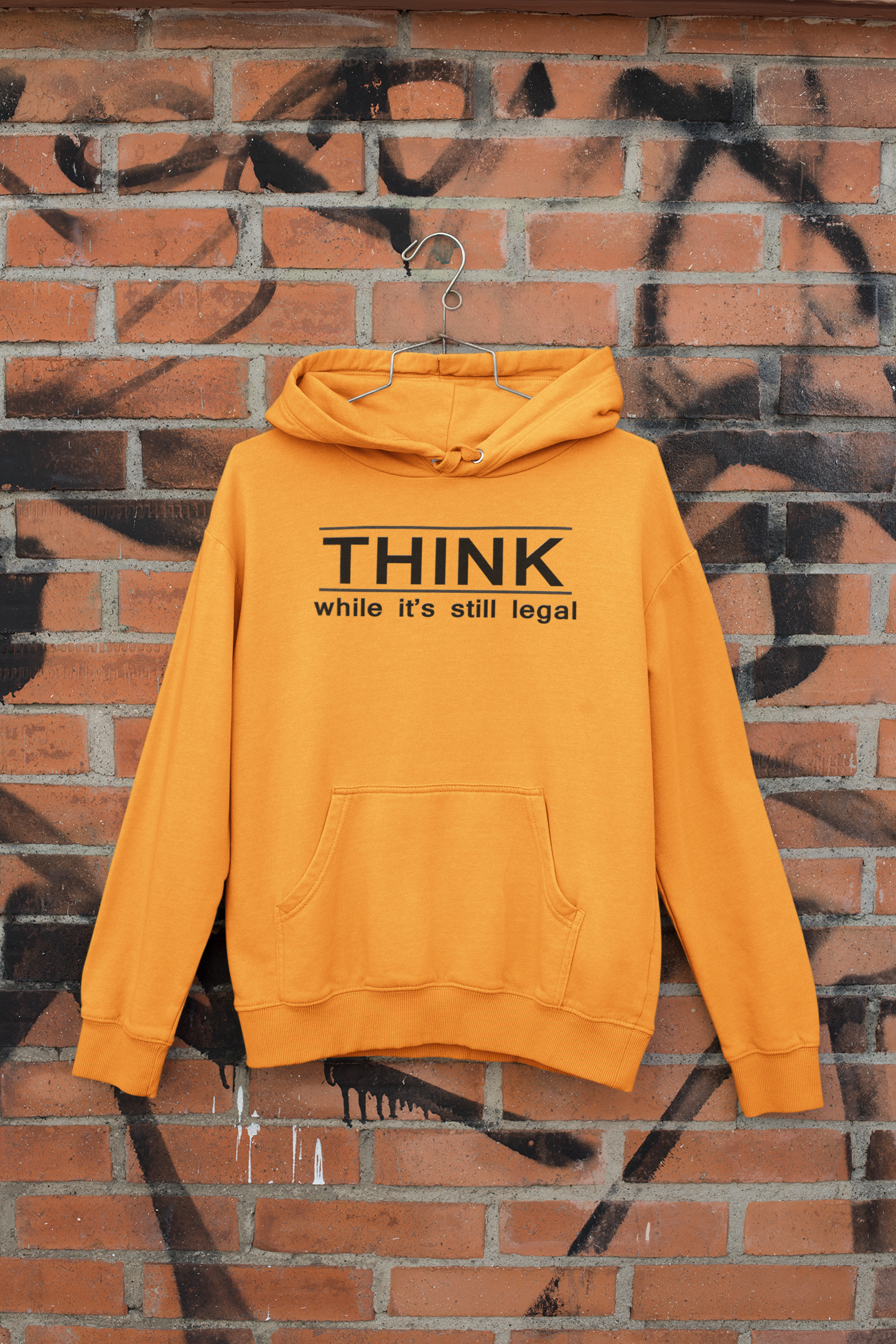 Think While Its Still Legal Anti Government Hoodies for Women-FunkyTeesClub
