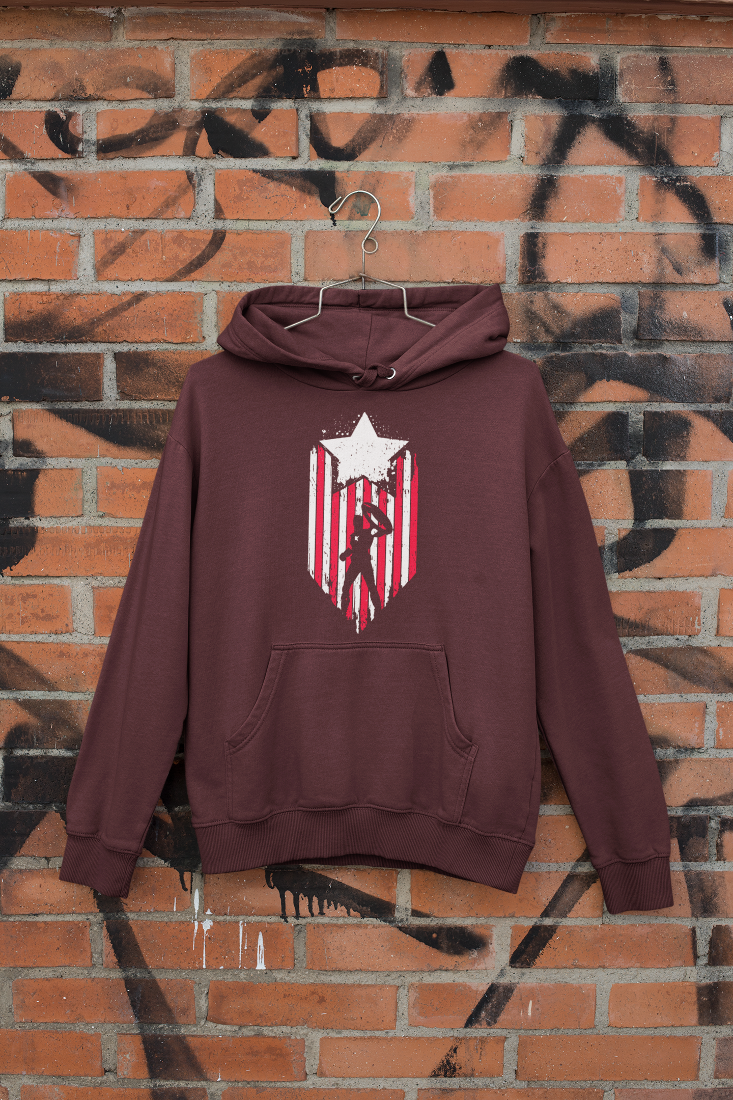 Captain America Web Series Men Hoodies-FunkyTeesClub