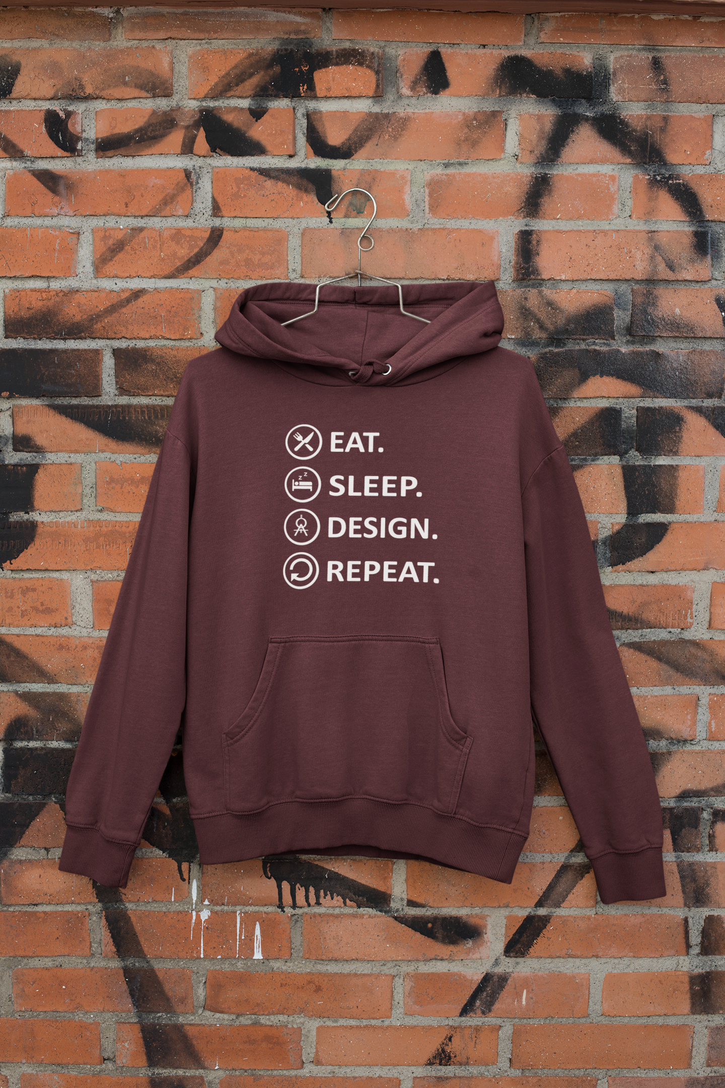 Eat Sleep Design Funny Architect Profession Men Hoodies-FunkyTeesClub