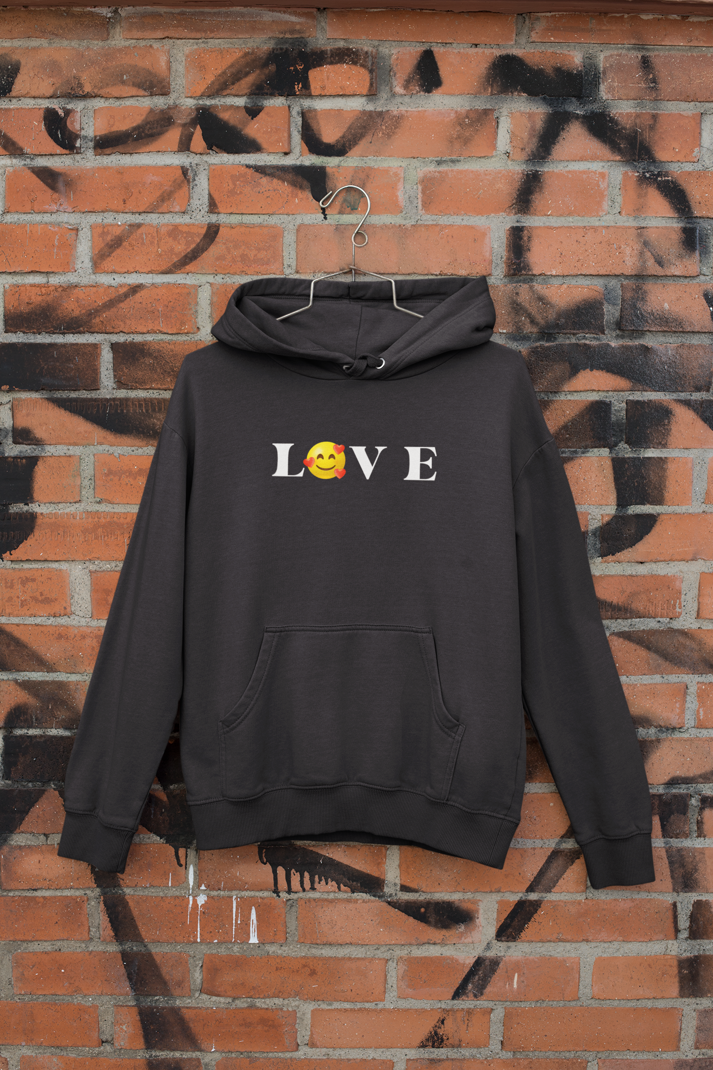 One Love Couple Hoodie-FunkyTeesClub