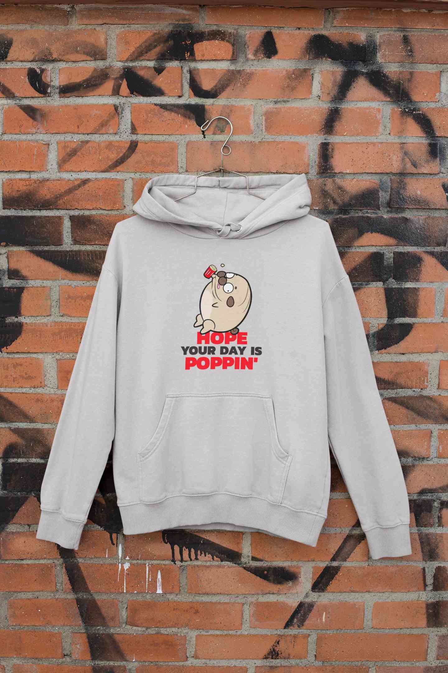 Hope Your Day Is Poppin Funny Men Hoodies-FunkyTeesClub