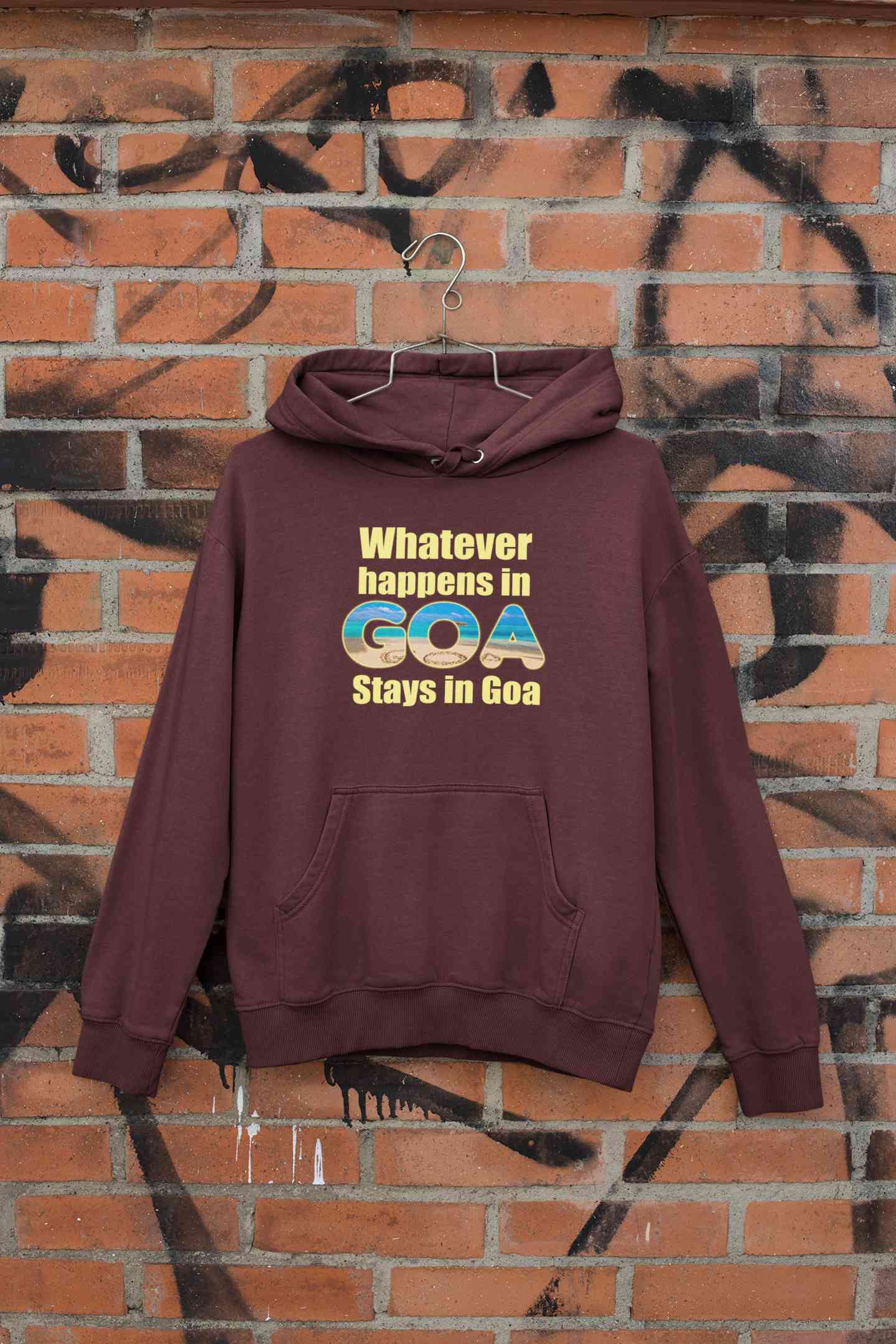 Whatever Happens In Goa Stays In Goa Hoodies for Women-FunkyTeesClub