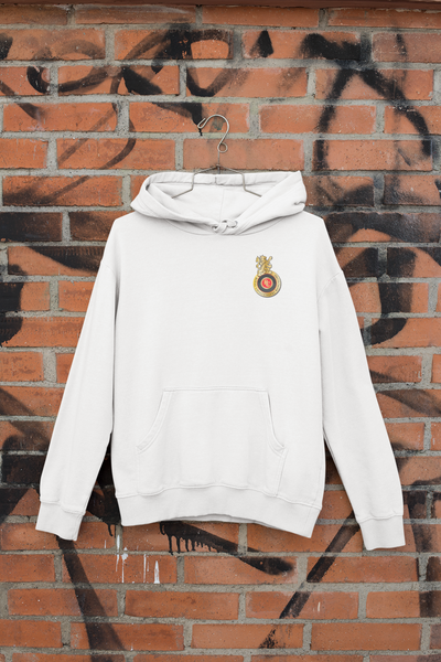 Rcb Logo Side Pocket Men Hoodies-FunkyTeesClub