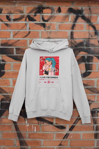 I Live For Danger Hoodies for Women-FunkyTeesClub