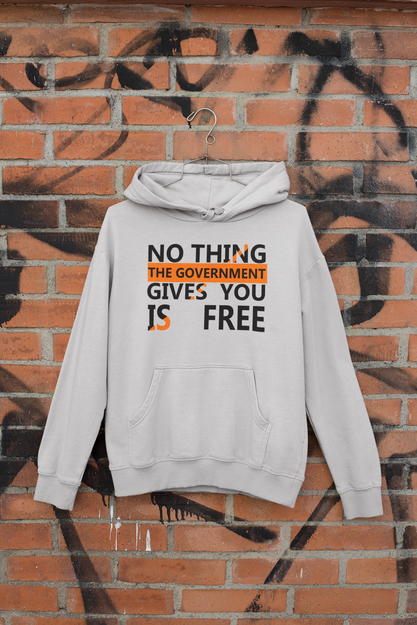 Nothing The Government Gives You Is Free Anti Government Hoodies for Women-FunkyTeesClub