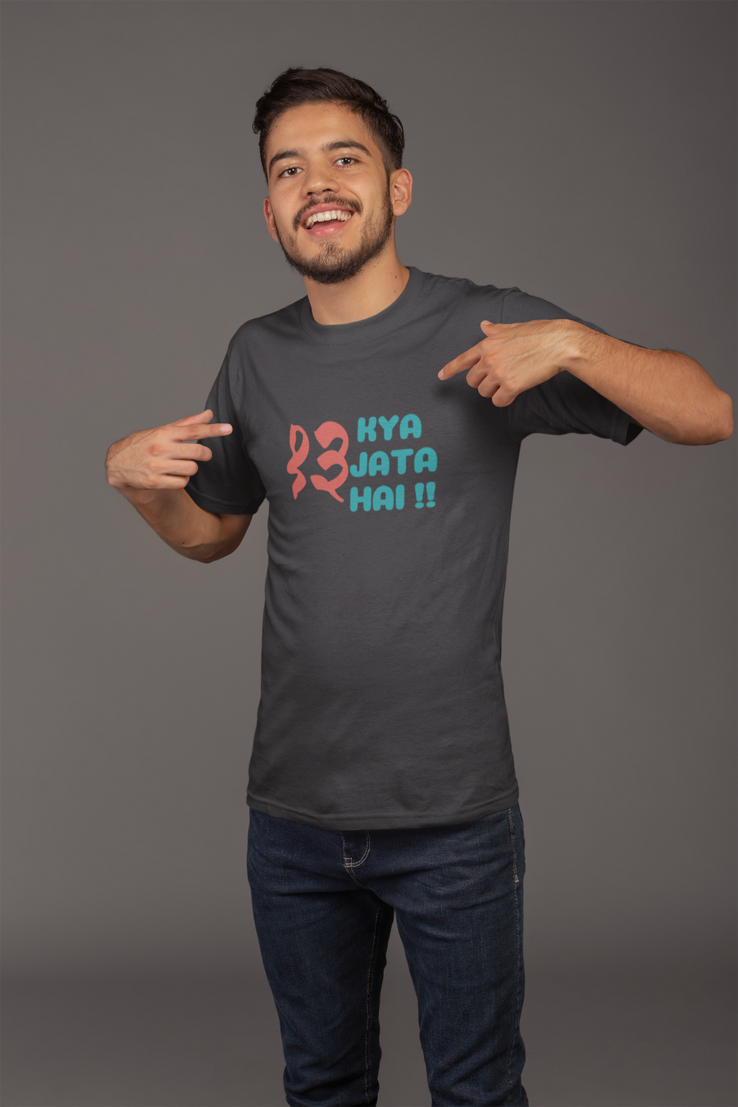 Tera Kya Jata Hai Mens Half Sleeves T-shirt- FunkyTeesClub