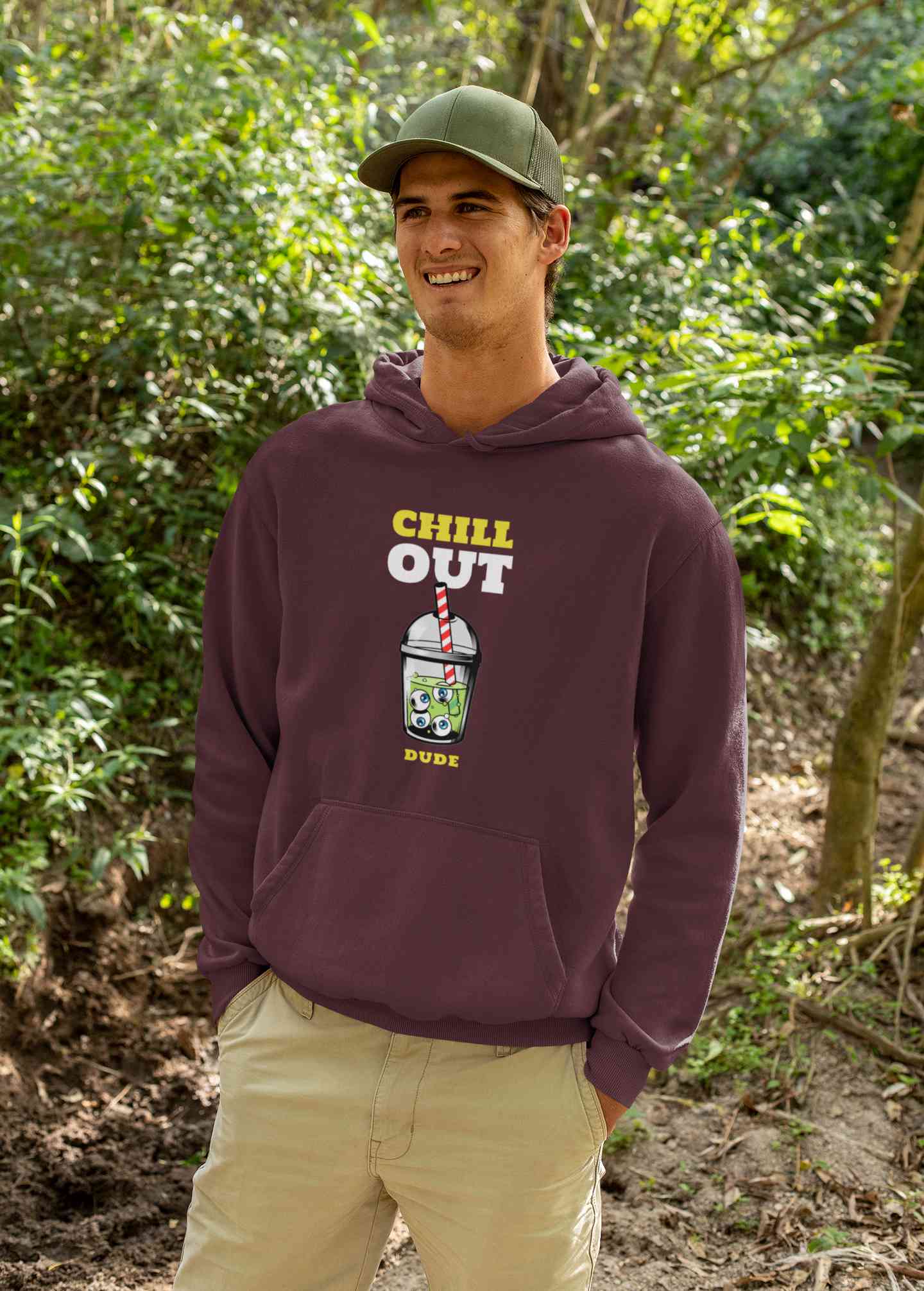 Chill Out Dude Men Hoodies-FunkyTeesClub
