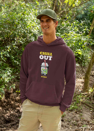 Chill Out Dude Men Hoodies-FunkyTeesClub