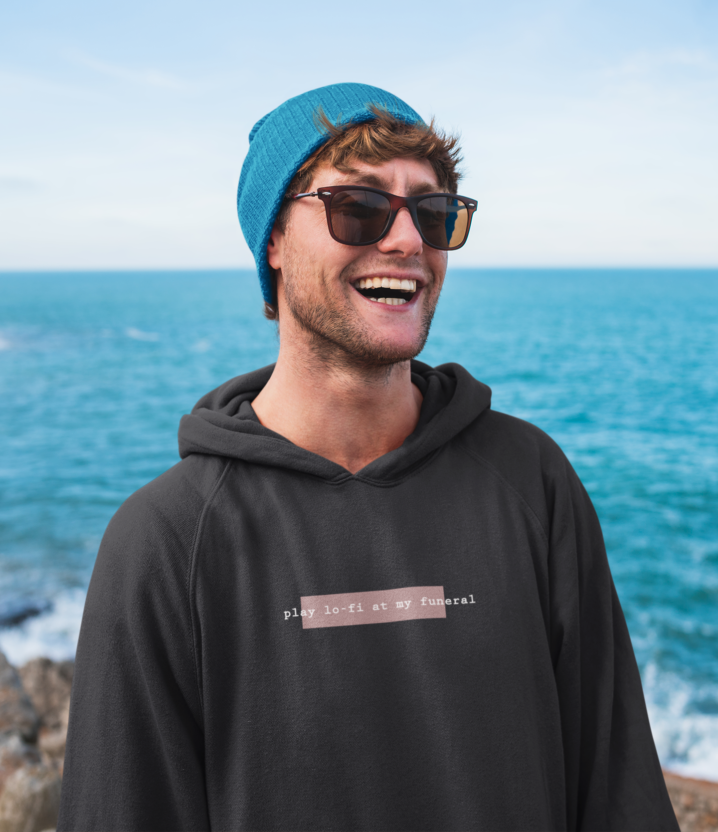 Play Lofi At My Funeral Men Hoodies-FunkyTeesClub