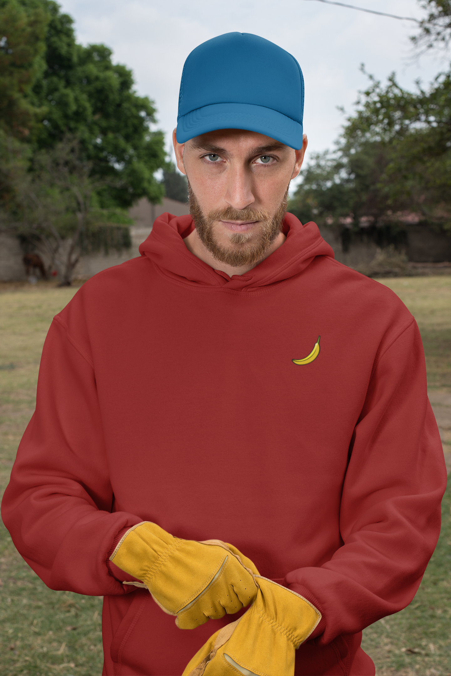 Its Just A Banana Men Hoodies-FunkyTeesClub