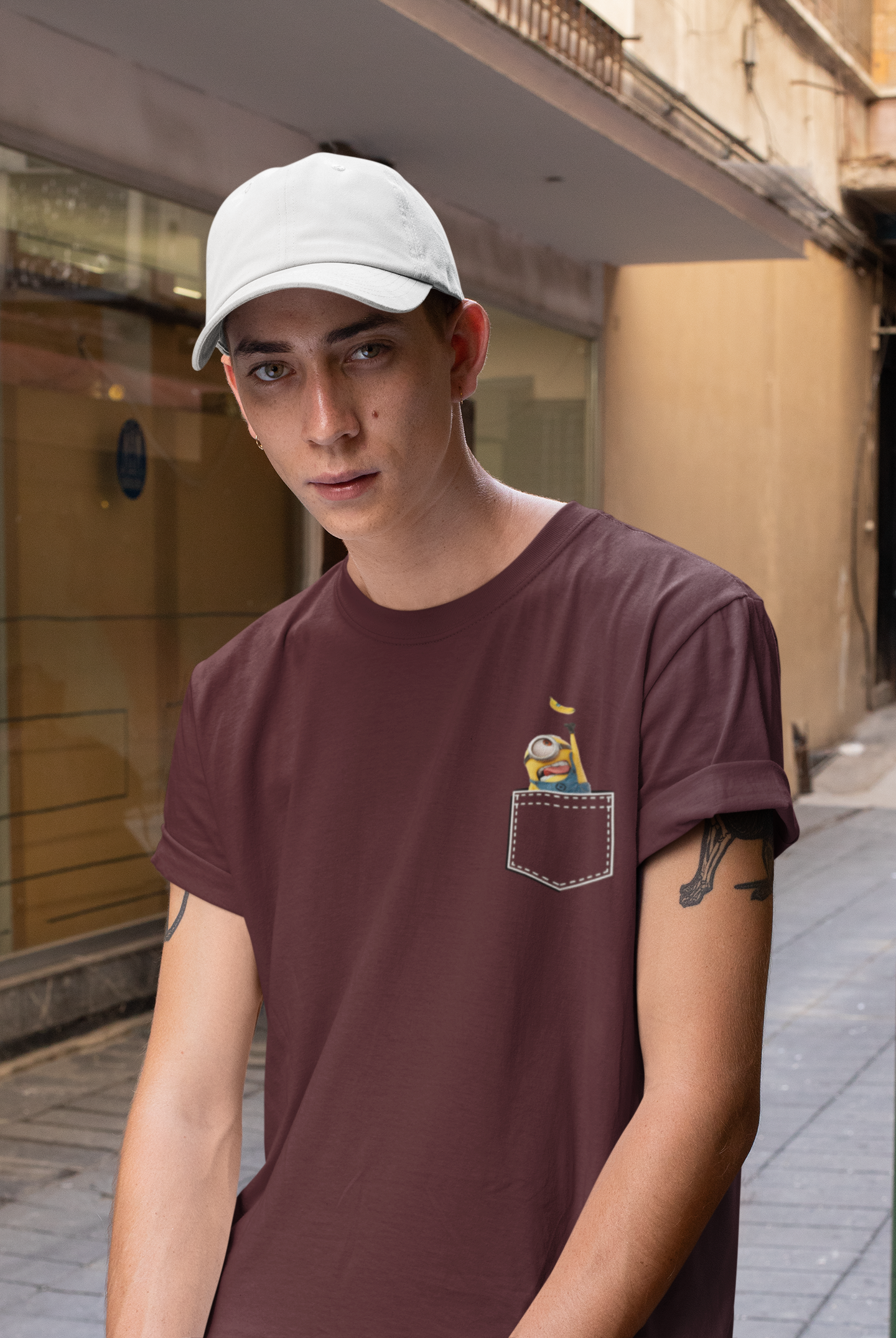 Minions Mens Half Sleeves T-shirt- FunkyTeesClub