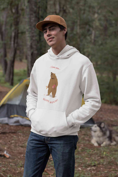 I Love You Beary Much Men Hoodies-FunkyTeesClub