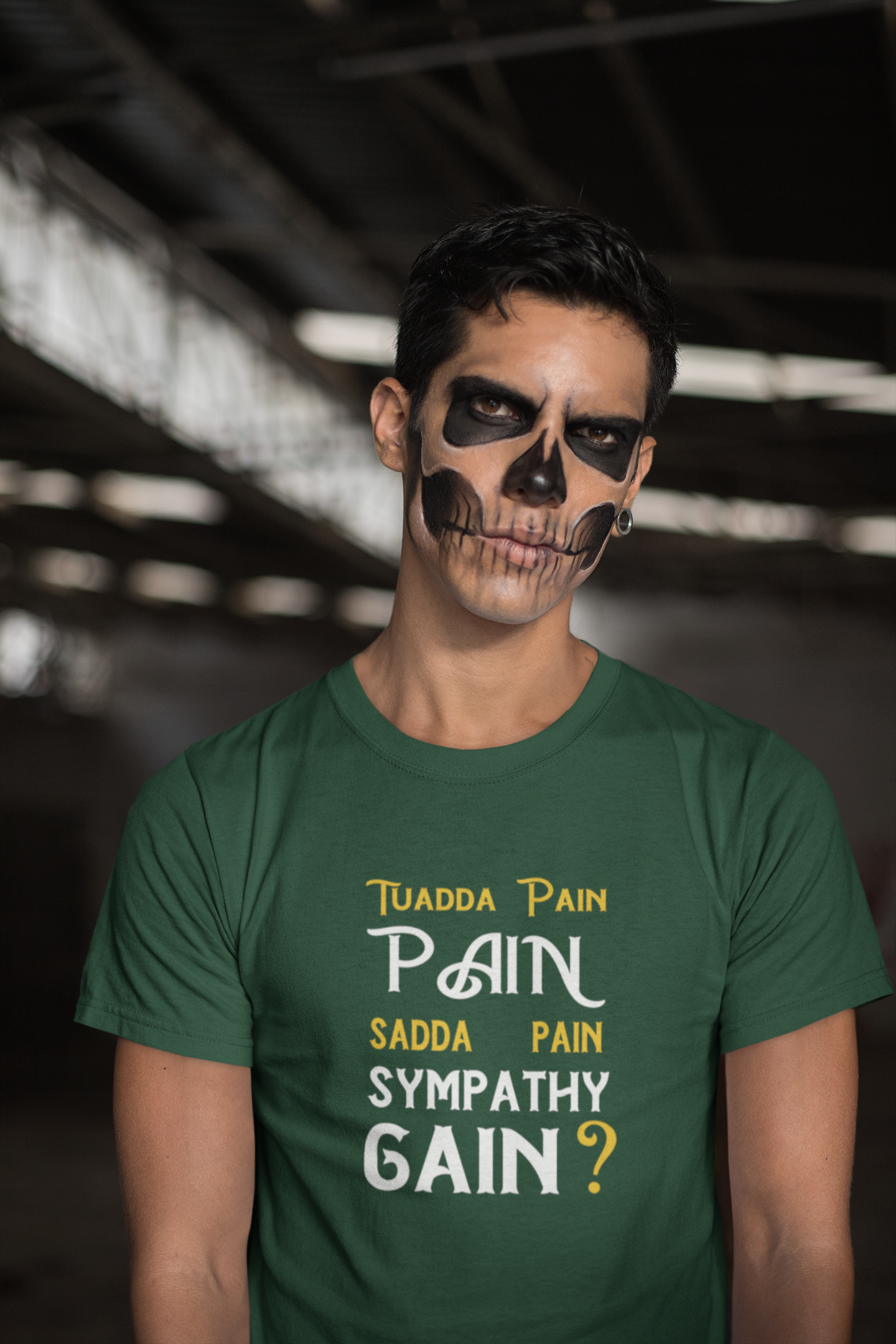 Pain Gain Desi Mens Half Sleeves T-shirt- FunkyTeesClub