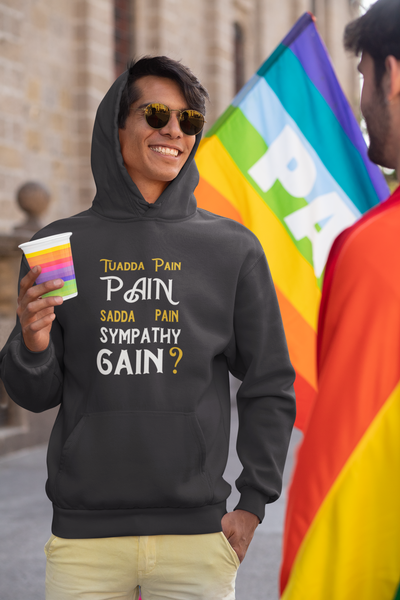 Pain Gain Desi Men Hoodies-FunkyTeesClub