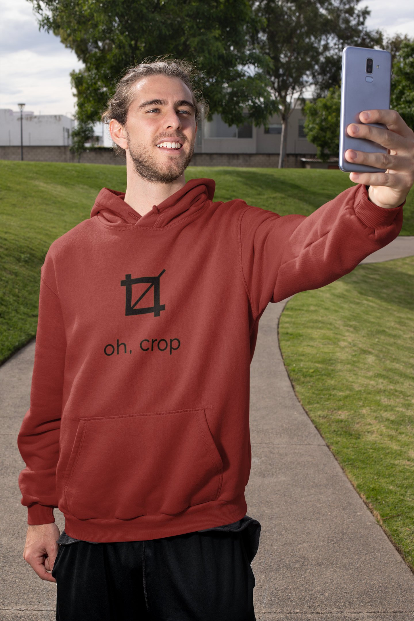 Oh Crop Men Hoodies-FunkyTeesClub