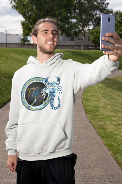 Scorpio Zodiac Sign Men Hoodies-FunkyTeesClub