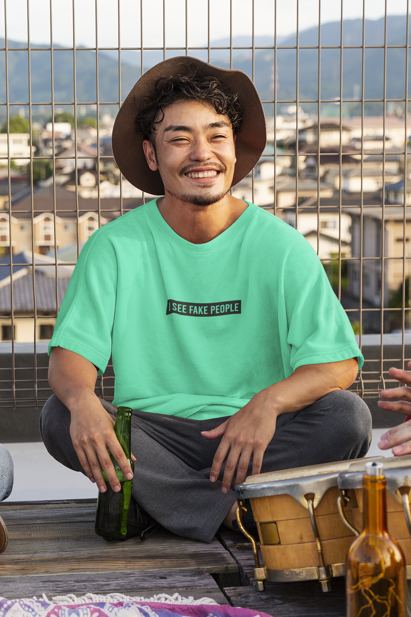 I See Fake People Mens Half Sleeves T-shirt- FunkyTeesClub