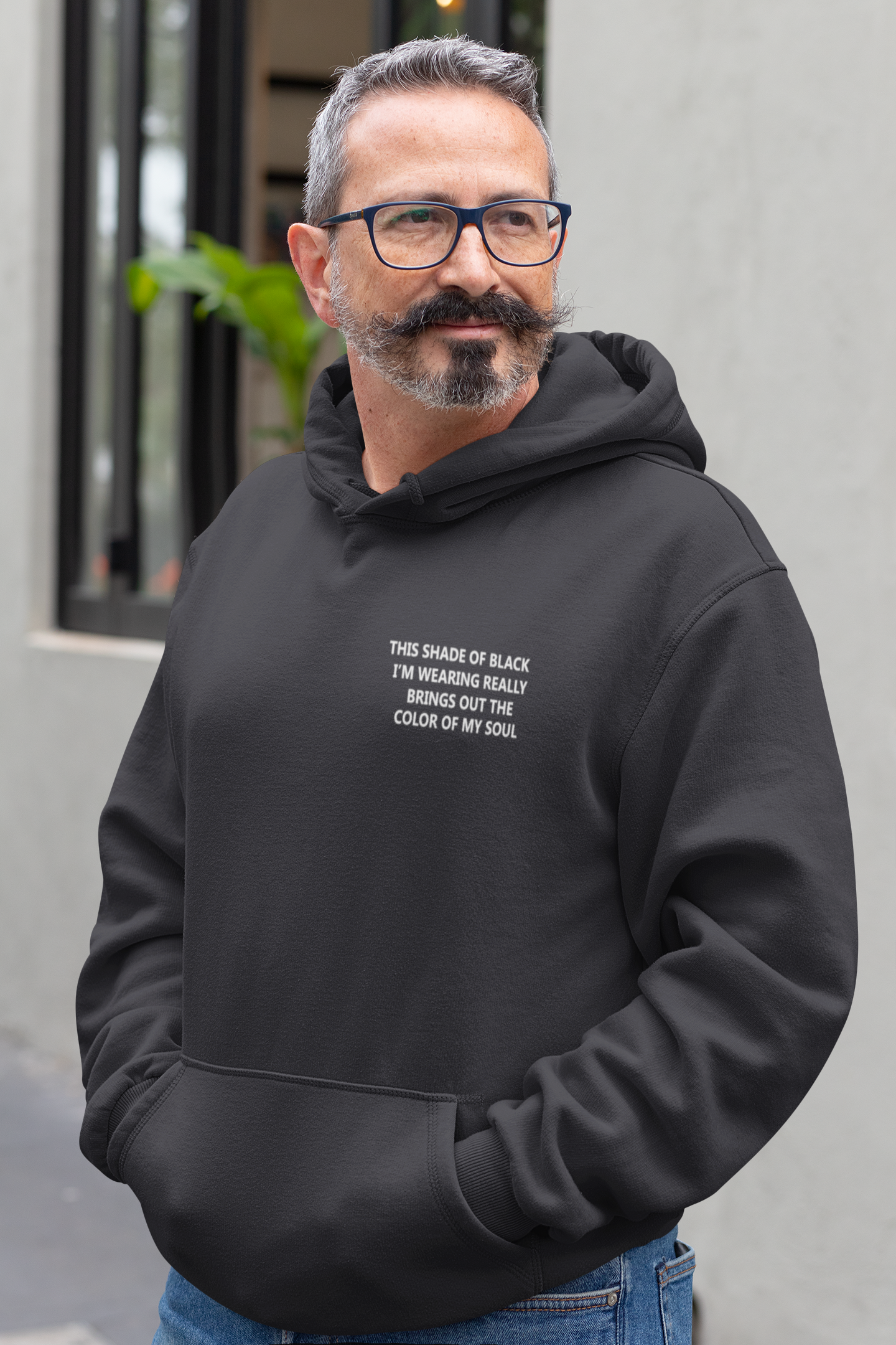 This Shade Of Black I Am Wearing Men Hoodies-FunkyTeesClub