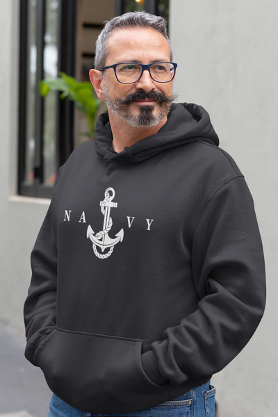 Merchant Navy Men Hoodies-FunkyTeesClub
