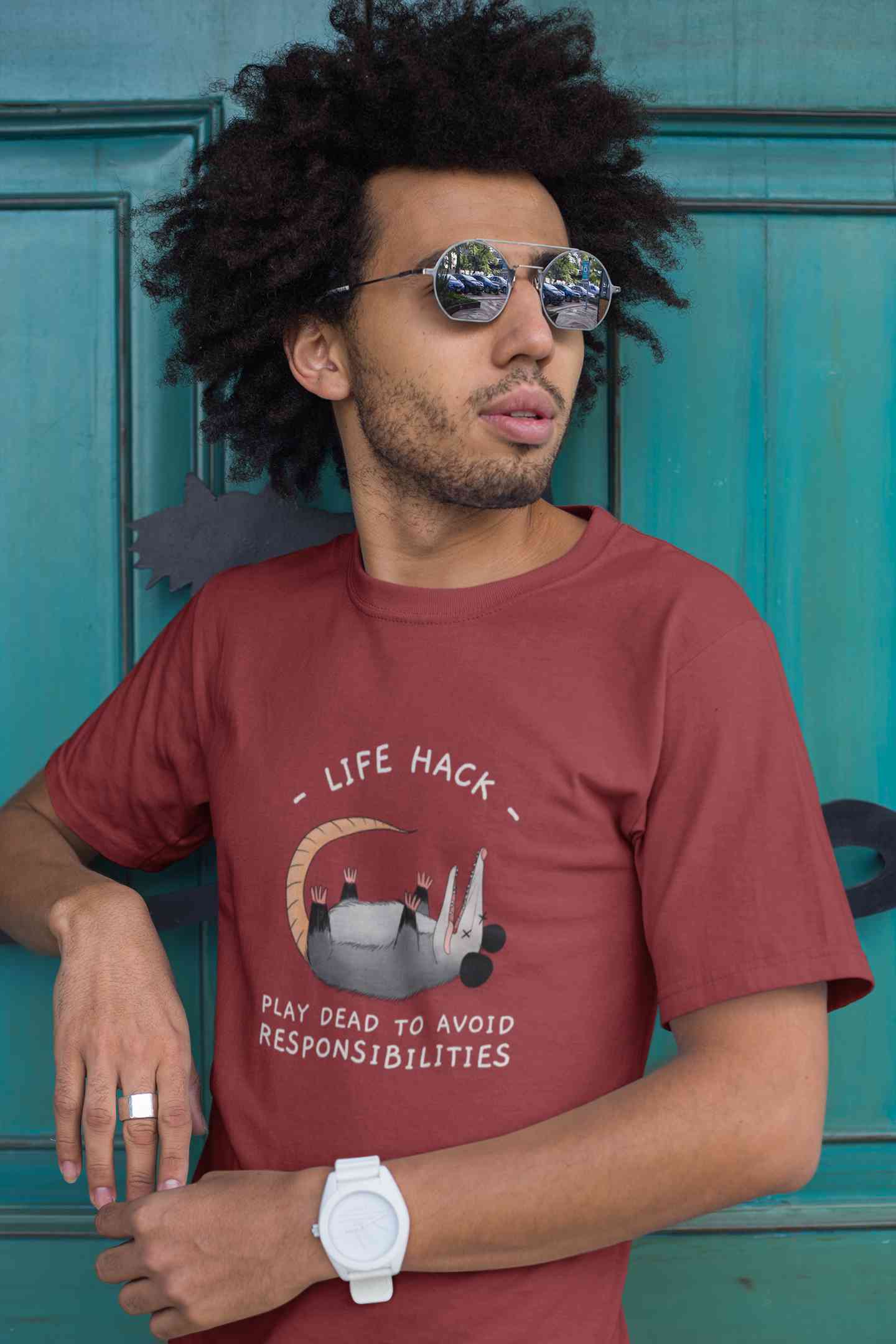 Life Hack Funny Mens Half Sleeves T-shirt- FunkyTeesClub