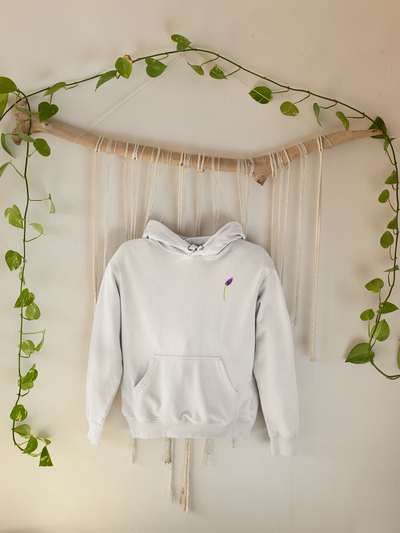 Lavender Spring Hoodies for Women-FunkyTeesClub
