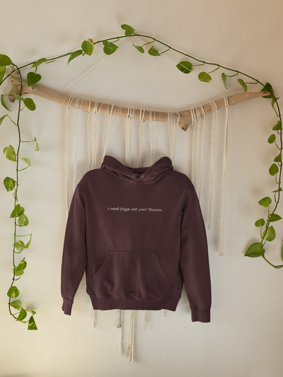 I Need Pizza Not Your Opinion Men Hoodies-FunkyTeesClub