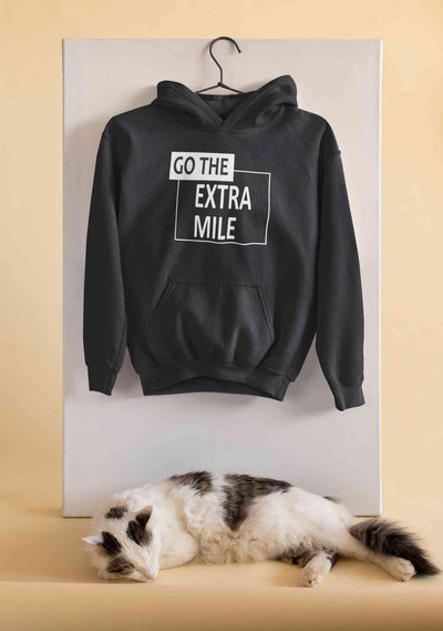 Go The Extra Mile Hoodies for Women-FunkyTeesClub