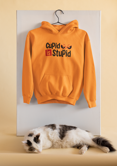 Cupid Stupid Desi Hoodies for Women-FunkyTeesClub