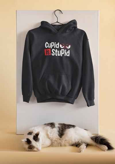 Cupid Stupid Desi Men Hoodies-FunkyTeesClub