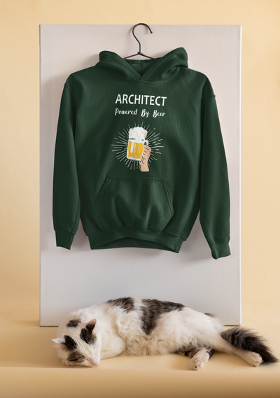 Beer Architect Profession Hoodies for Women-FunkyTeesClub
