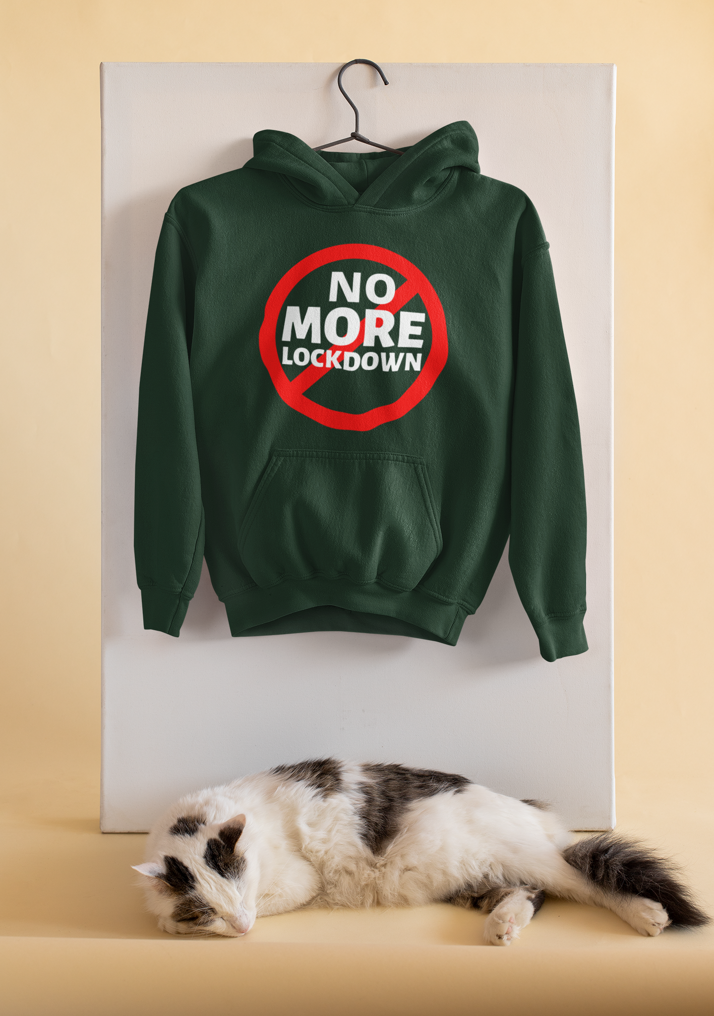 No More Lockdown Anti Government Men Hoodies-FunkyTeesClub