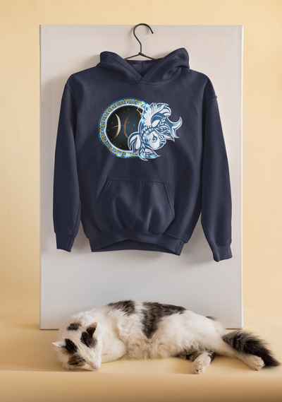 Pisces Zodiac Sign Hoodies for Women-FunkyTeesClub