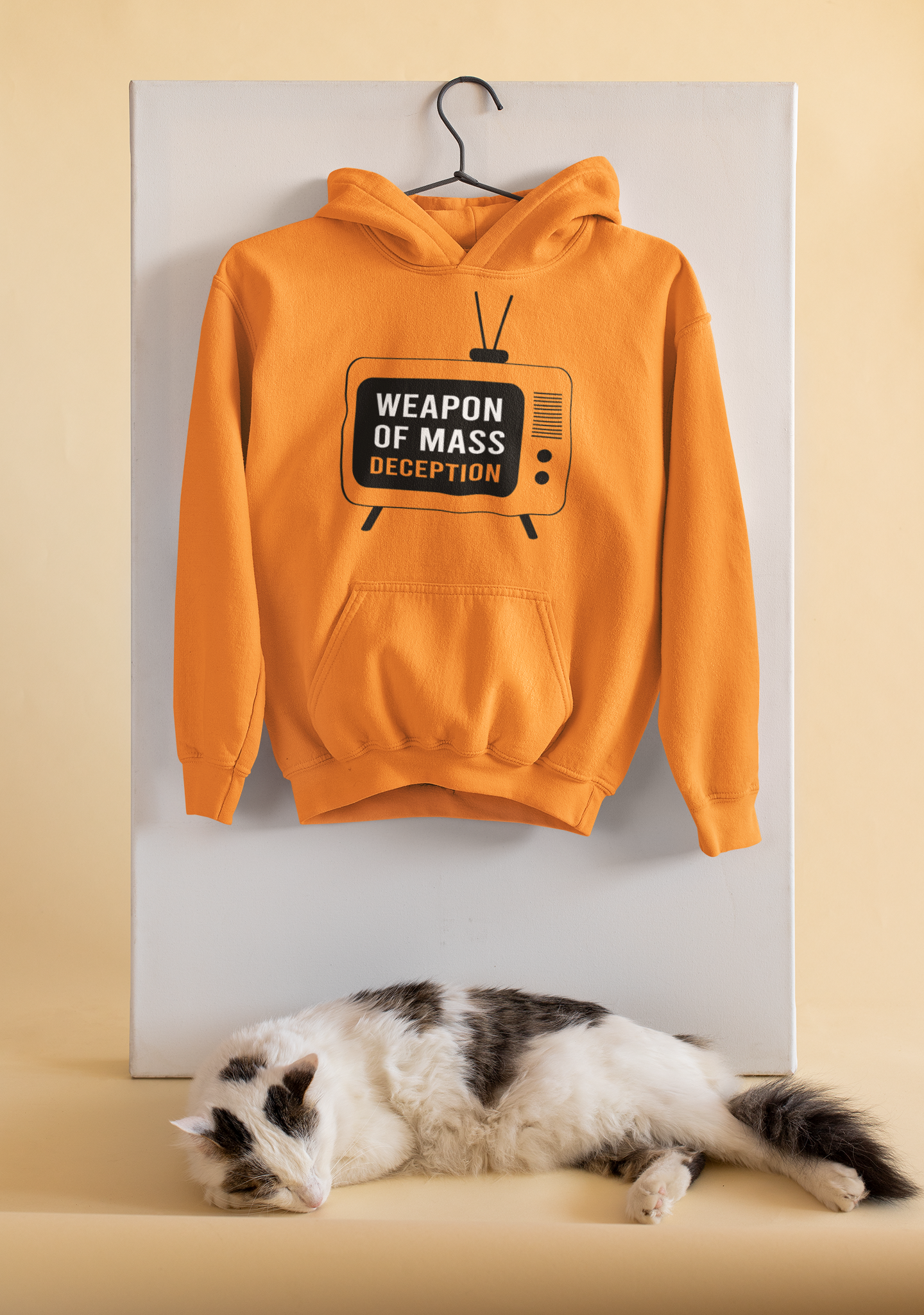 Weapon Of Mass Deception Anti Government Men Hoodies-FunkyTeesClub