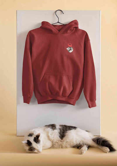 Skull Rose Men Hoodies-FunkyTeesClub
