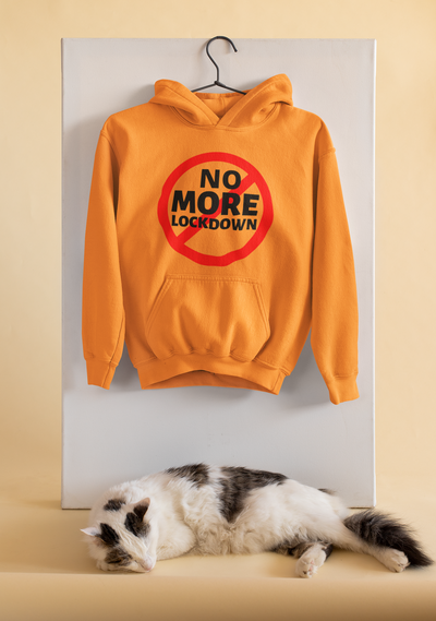 No More Lockdown Anti Government Hoodies for Women-FunkyTeesClub
