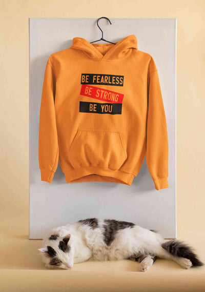 Be Fearless Be strong Be You Men Hoodies-FunkyTeesClub