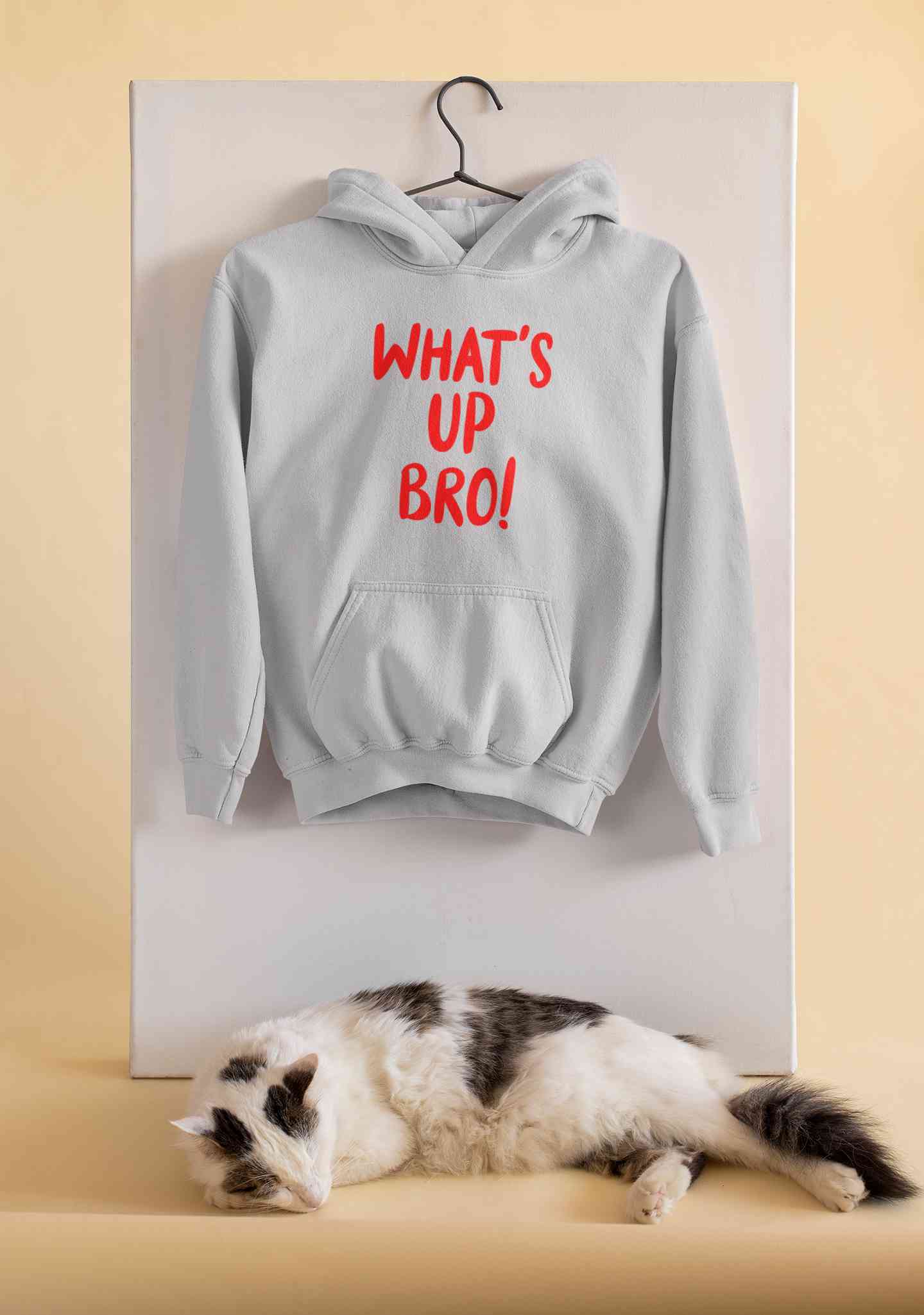 Whats Up Bro Men Hoodies-FunkyTeesClub